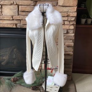 White House Cream Sweater